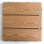 Wooden 3D embossed Deck Tiles waterproof WPC DIY flooring Exterior Usage deep wood grain composite interlocking tile