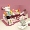 wooden simulation ice-cream toy kids counting game toys educational toy