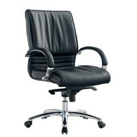 WorkWell Visitor office chair leather, leather office, leather executive chair