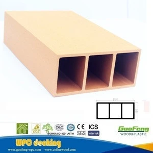 WPC gazebo material outdoor wood plastic composite pergola