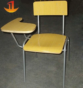 writing table chair,school writing chair,wood school chair