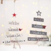 Xingyuan Christmas Decorations Tree Ornament Patterned Hanging Accessories Supplies Christmas Decorations For Home