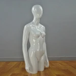 Yazi half body mannequin with head for windows display