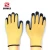 Import Yellow crinkle latex palm coating aramid machinist anti cut protection gloves from China