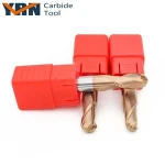 YRN R4.0x60mm Carbide End Mill Manufacturer HRC55 Ball Nose End Mills Milling Cutter
