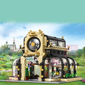 Yuxing Street View Series 16019 Botanical Garden Model Kit Building Blocks Children&#39;s Toy Gift