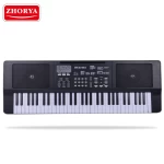 Zhorya 61 Key Electronic Simulation Keyboard Piano Professional With Microphone