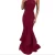 Import zm51453b europe sexy lady clothing sleeveless women long dress ruffle evening dresses from China