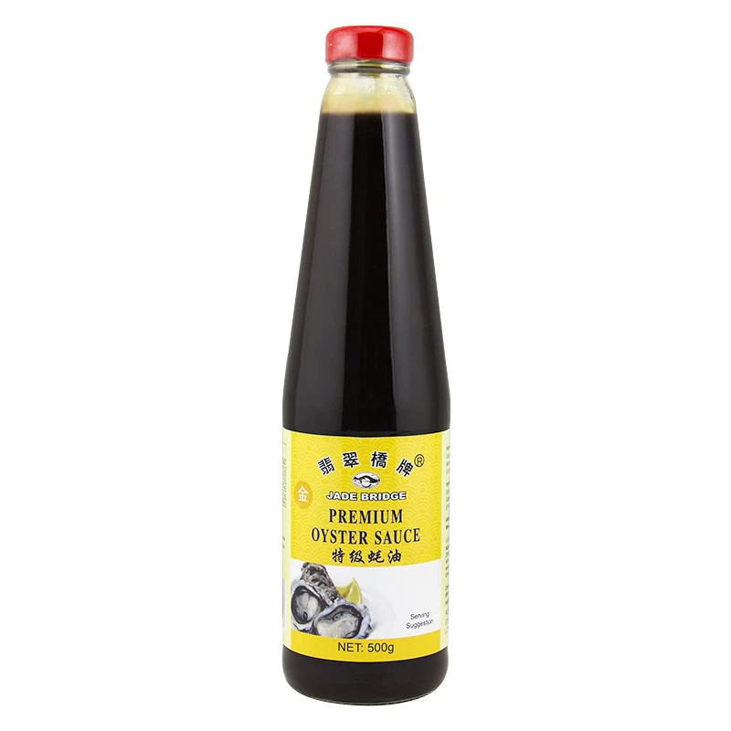 500 g Jade Bridge Premium Oyster Sauce Oyster Sauce in Malaysia Organic Oyster Sauce  For Cooking Recipes OEM with Factory Price