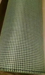 I-shaped aramid fiber and carbon fiber blend