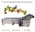 Import Fruit vegetables bubble cleaning machine from China