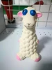 Lovely  pet toys latex soft rubber squeaky dog toys white sheep