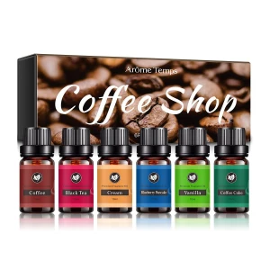 Kanho Wholesale Coffee Shop Essential Oil Set 6*100ml Soothing and relaxing