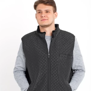 Natural Sheepskin Vest For Men Winter/Autumn/Spring, Straight Silhouette Vest, Fluffy And Warm, Sleeveless Jacket