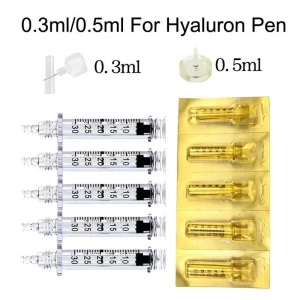 0.3/0.5ml Disposable Ampoules adapter for High Pressure Hyaluronic Acid pen
