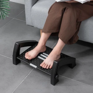 Adjustable under desk footrest Ergonomic footrest with 6 height position