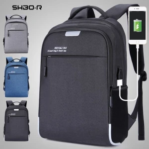 Hot Sell Multifunction Laptop Backpacks Business Back Pack with USB Charging Oxford Waterproof Bags