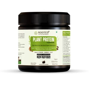 Plant Protein – 24gm Protein - Pea, Spirulina, Brown Rice – 500 gm