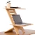 Import Bamboo Adjustable Sit Stand Riser Workstation from China