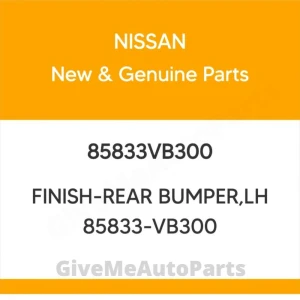 85833VB300 Genuine Nissan FINISH-REAR BUMPER,LH 85833-VB300