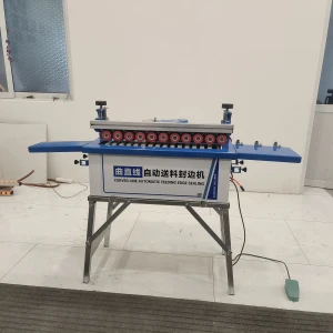 Compact automatic mini edge banding machine for small workshop