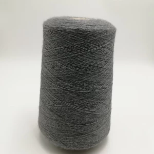 Nm26/2plies 30% carbon inside staple fiber blended with 70% bulky acrylic staple fiber for knitting touchscreen gloves-XT11203