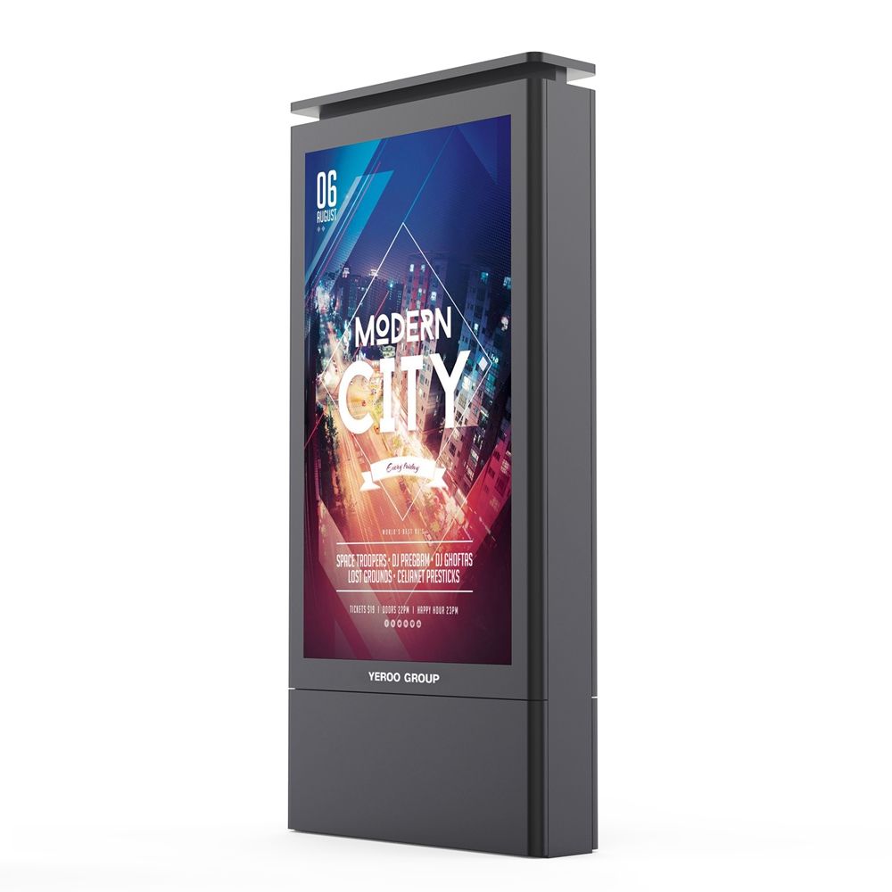 Buy Outdoor 75 Inch Lcd Advertising Player Touch Screen Digital Signage ...