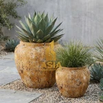 Handcrafted Vietnamese Pottery Plant Pots for Indoor and Outdoor Use