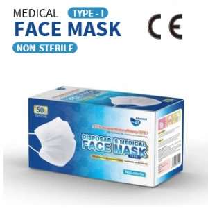 EU PROMO! Premium Type I Surgical Disposable Masks/ BPE 95%/ CE EN14683/ Express Shipping