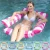 Import Swimming pool PVC inflatable floating row foldable water stripe hammock Adult play recliner floating bed Pool floats from China