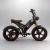 Import XINGAO48V rear hub motor Electric Bike 20-inch electric road bike from China