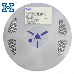 0.47UF 474K 50V 0805 MLCC multilayer ceramic disc SMD high voltage capacitors