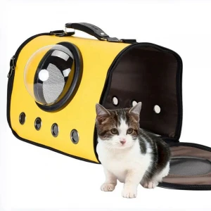 Airplane and Car Travel Dog Carriers Cataria Bubble Soft-Side Cat Pet Carrying Bag Airline Approved Foldable Dog Carrier Bag