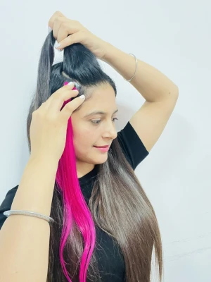 Color Streaks Pink Color