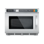 17L Commercial Microwave Oven 1700W Stainless Steel with 99 Programmable Menus for Restaurant