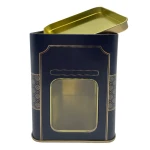 Custom Metal Square Bags Tin Box Packaging Top Quality Tea Square Metal Packaging Square Metal Gift Food Grade Tin
