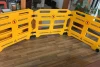 Three in One yellow fence for elevator modernization, customized printing is acceptable