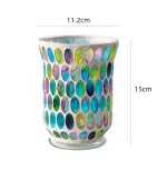 Luxury home decor Customizable glass candle holder candle jar candle container candlestick candle vessel