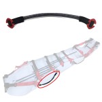 Roll up semi-rigid stretcher for firefighting use