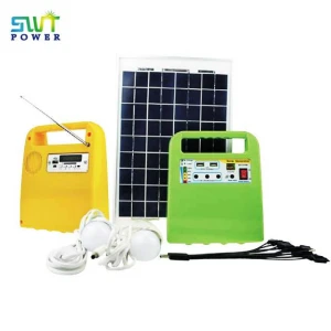 Mini Portable Pv Power Led Light Solar System Generator Kit with Radio And USB Broadcasts Function