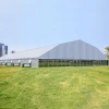 Outdoor Aluminum Alloy with Clear PVC Marriage Wedding Banquet and Exhibition Tent with Glass Wall for Trade Shows