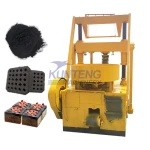 Smokeless coal powder walnut shell carbon powder honeycomb coal punching machine, barbecue charcoal making machine