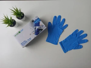 NitriOne Nitrile Powder Free Examination Gloves Chemo Drugs Tested CE EN455 FDA510K