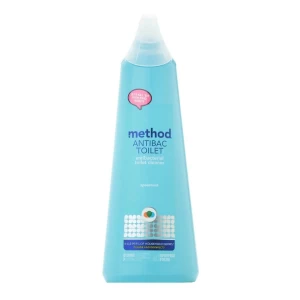 Method toilet antibacterial for cleaning and sanitizing.