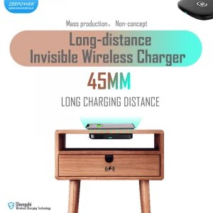 ZeePower 45mm Long Charging Distance Wireless Charger,invisible Wireless Charger,Undertable Charger