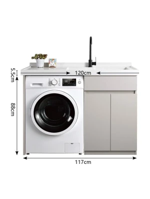 Balcony Laundry Cabinet