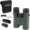 8x32 Waterproof Multi-Coated Lenses Rubber-coated Plastic Compact Rangefinder Binoculars for Outdoor Use