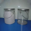 1 gallon clear plastic paint cans for packaging