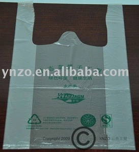 100 biodegradable cornstarch plastic bags