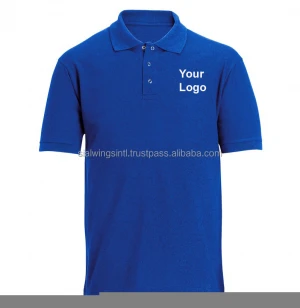 100% Cotton Custom Work Wear Polo Shirt With Embroidery Your Logo Workers Uniform Shirts